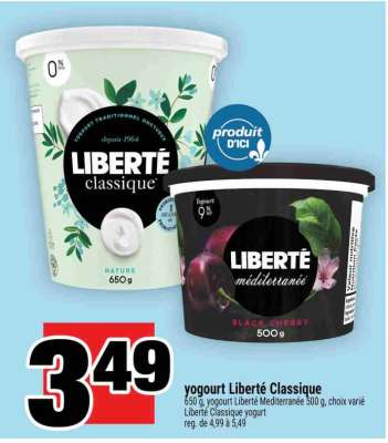 YOGOURT LIBERTÉ CLASSIQUE