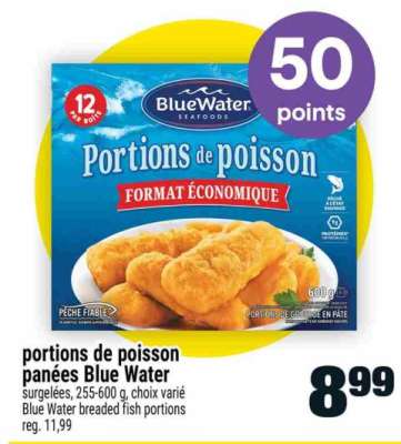 PORTIONS DE POISSON PANÉES BLUE WATER