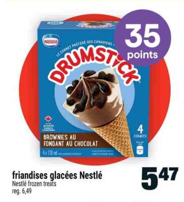 friandises glacées Nestlé