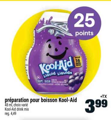 préparation pour boisson Kool-Aid