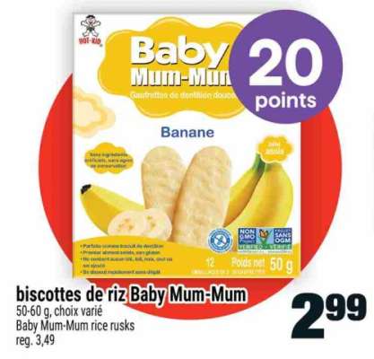 BISCOTTES DE RIZ BABY MUM-MUM