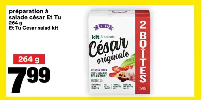 préparation à salade césar Et Tu