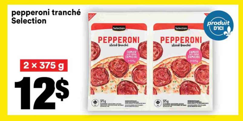 PEPPERONI TRANCHÉ SÉLECTION