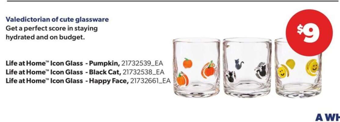 Life at Home™ Icon Glass - Pumpkin