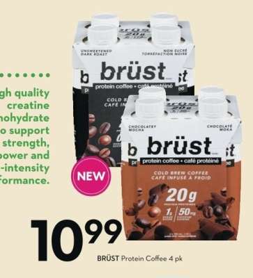 BRÜST Protein Coffee 4 pk