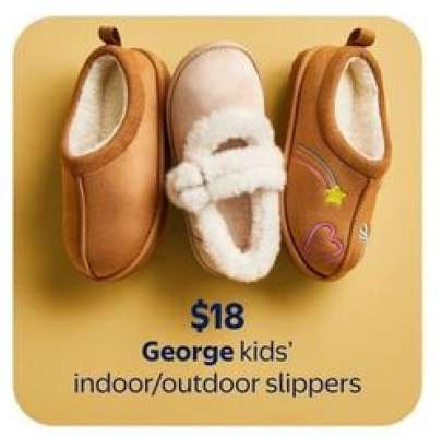George kids' indoor/outdoor slippers