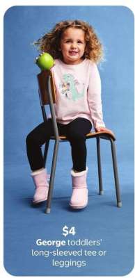 George toddlers’ long-sleeved tee or leggings