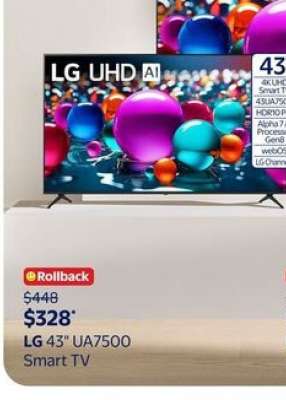 LG 43" UA7500 Smart TV
