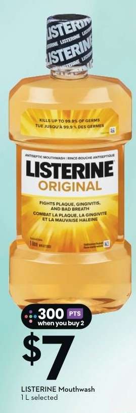 LISTERINE MOUTHWASH