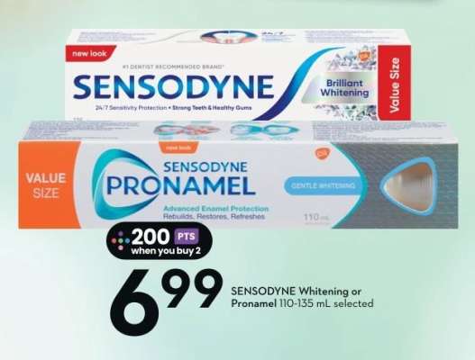 Sensodyne Whitening or Pronamel
