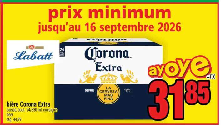 BIÈRE CORONA EXTRA