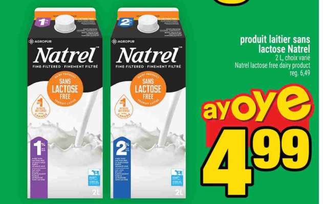 Natrel Lactose Free Dairy Product