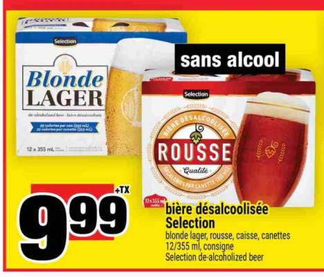 BIÈRE DÉSALCOOLISÉE SELECTION