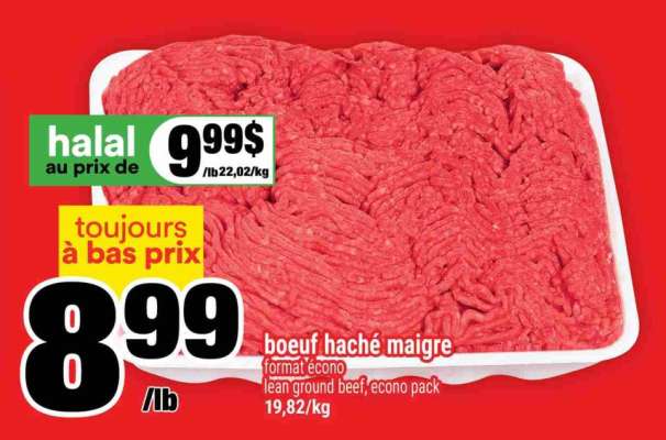 BŒUF HACHÉ MAIGRE