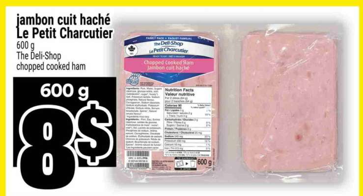 Jambon Cuit Haché Le Petit Charcutier