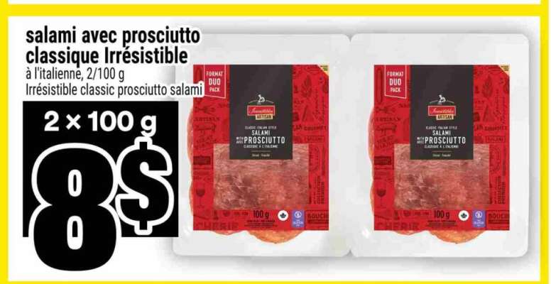 salami avec prosciutto classique Irrésistible