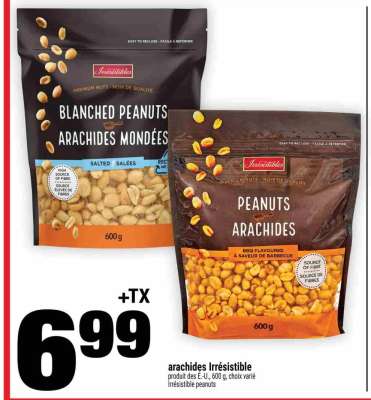 ARACHIDES IRRÉSISTIBLE