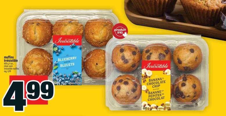 MUFFINS IRRÉSISTIBLE