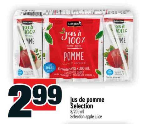 jus de pomme Selection