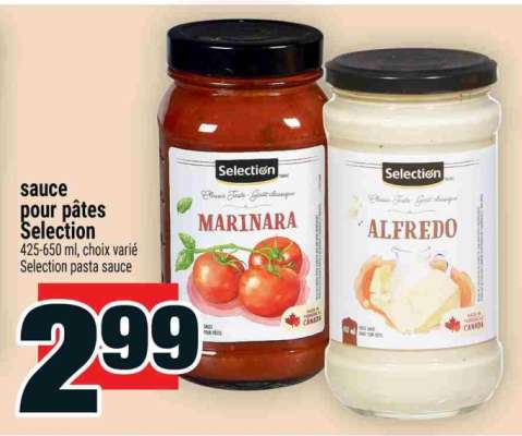 SAUCE POUR PÂTES SELECTION