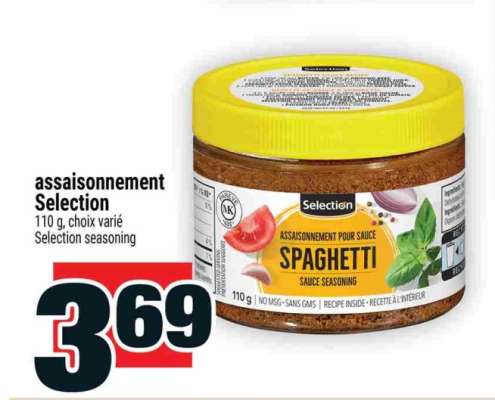 assaisonnement Selection