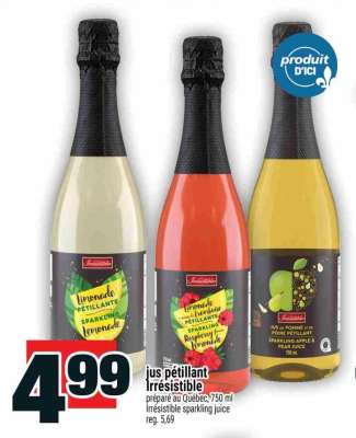 JUS PÉTILLANT IRRÉSISTIBLE