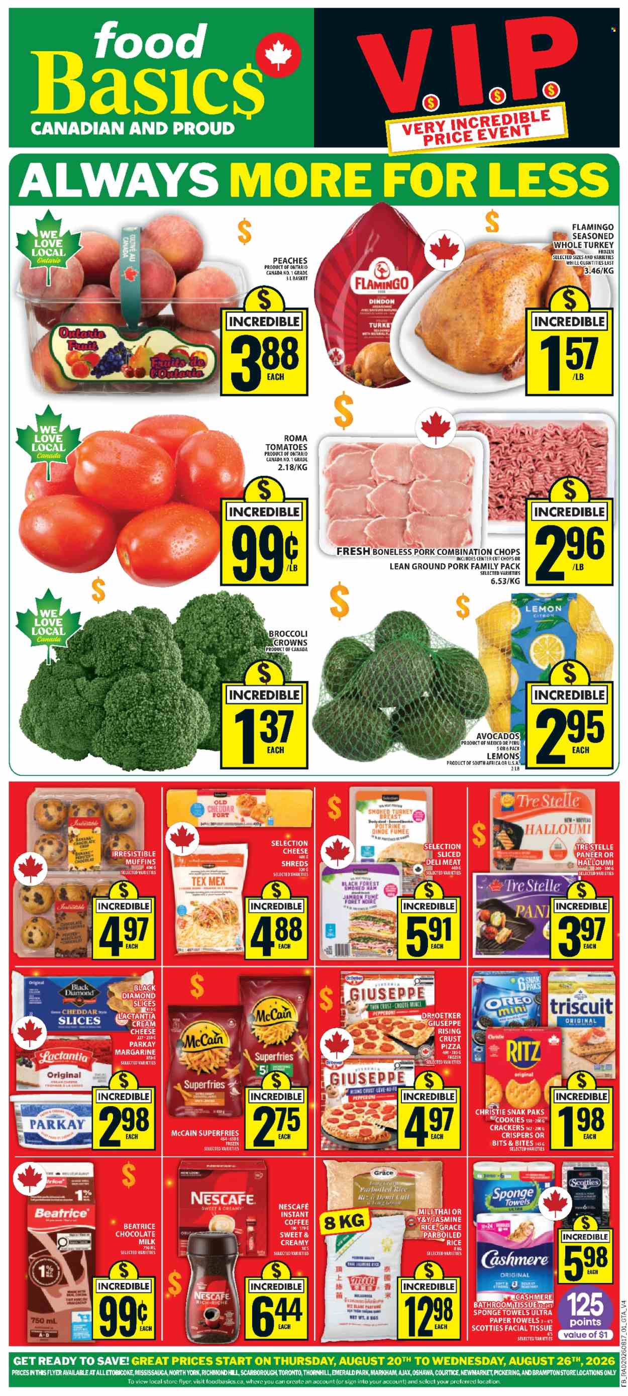 Food Basics flyer  - August 20, 2026 - August 26, 2026. Page 1