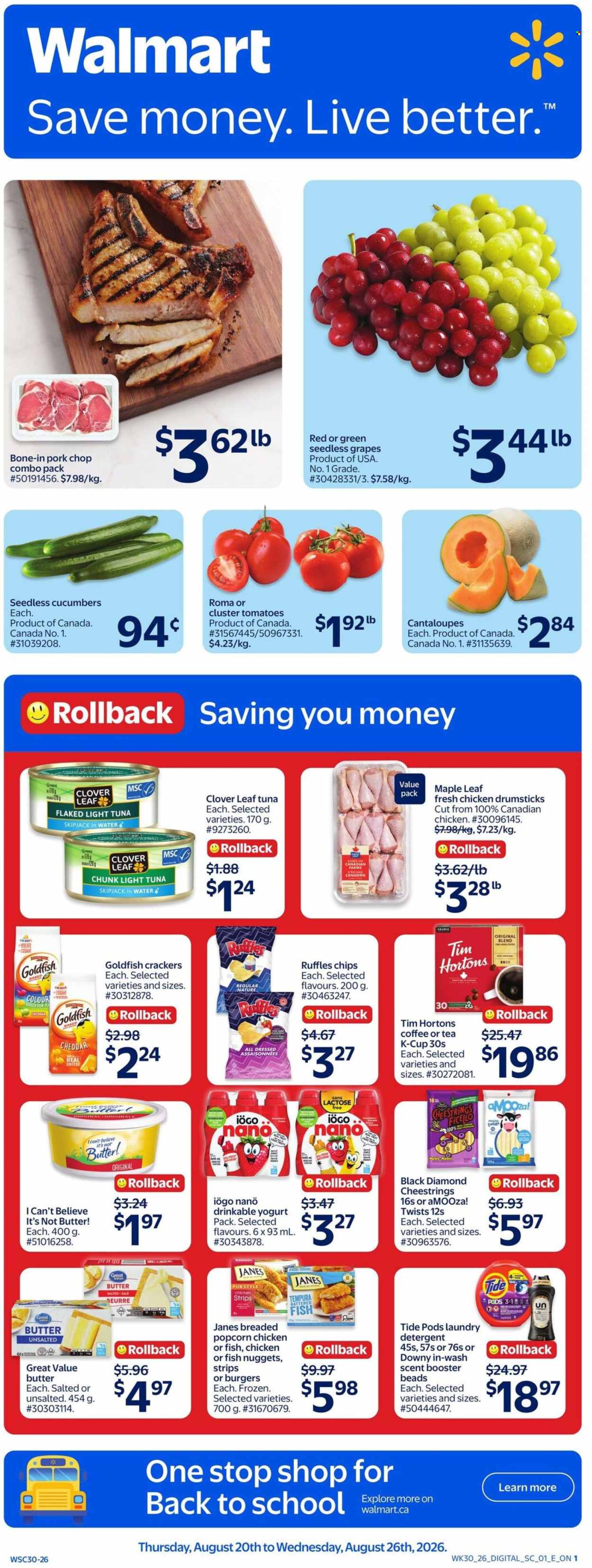 Walmart flyer  - August 20, 2026 - August 26, 2026. Page 1