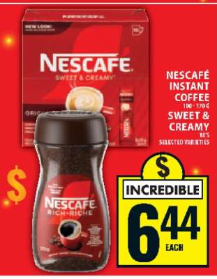 NESCAFÉ INSTANT COFFEE