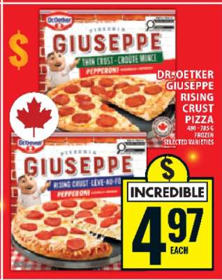 DR.OETKER GIUSEPPE RISING CRUST PIZZA