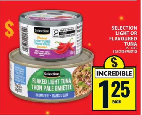 Selection Light or Flavoured Tuna