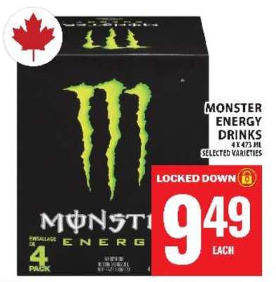 MONSTER ENERGY DRINKS