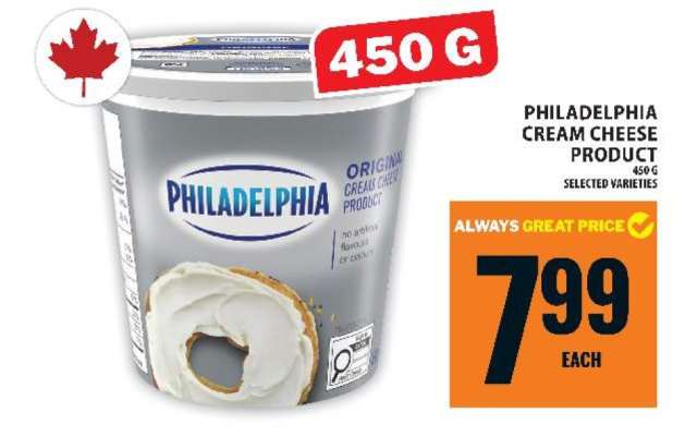 PHILADELPHIA CREAM CHEESE PRODUCT