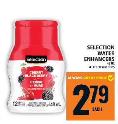 Selection Water Enhancers