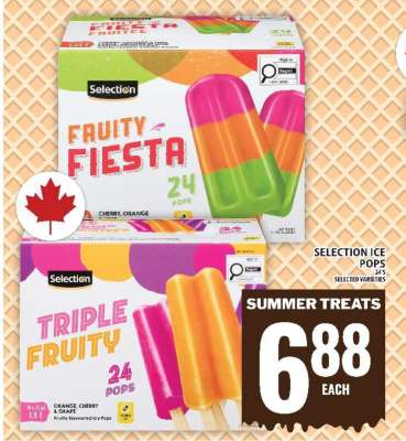 SELECTION ICE POPS