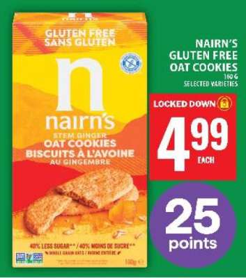 Nairn's Gluten Free Oat Cookies