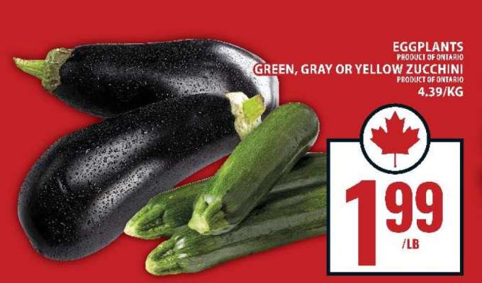 Eggplants or Zucchini