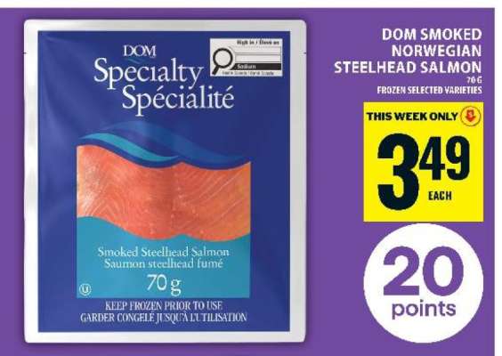DOM Smoked Norwegian Steelhead Salmon