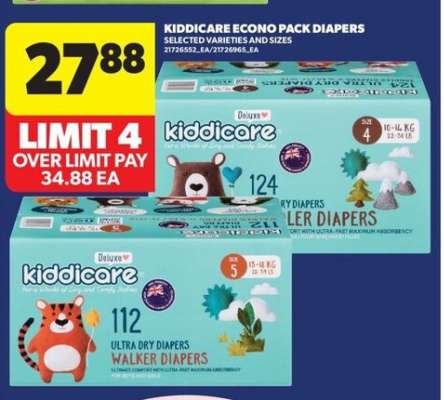 Kiddicare Econo Pack Diapers