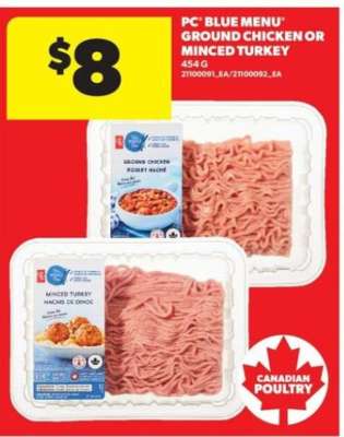 PC Blue Menu Ground Chicken or Minced Turkey