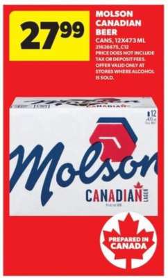 Molson Canadian Beer