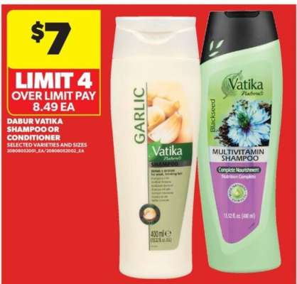 Dabur Vatika Shampoo or Conditioner