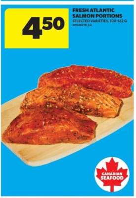 FRESH ATLANTIC SALMON PORTIONS