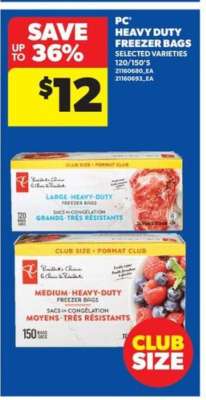 PC Heavy Duty Freezer Bags