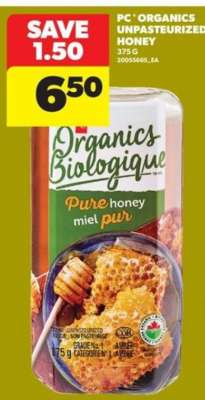 PC Organics Unpasteurized Honey