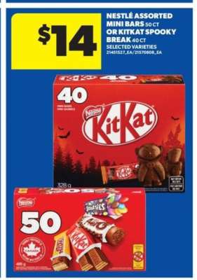 Nestlé Assorted Mini Bars or KitKat Spooky Break