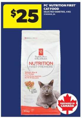 PC Nutrition First Cat Food