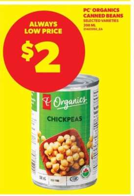 PC Organics Canned Beans