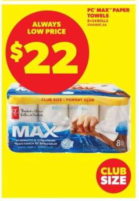 PC MAX PAPER TOWELS
