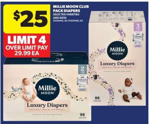 Millie Moon Club Pack Diapers